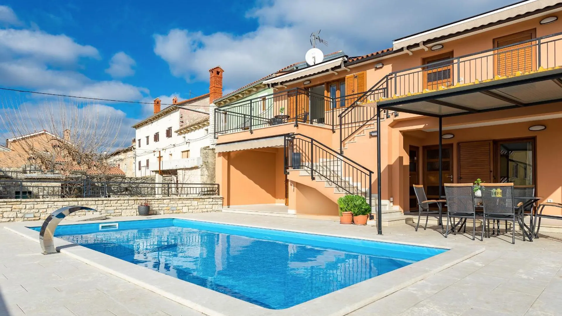 Villa Ana For 12 Persons With Private Saltwater Pool Jursici
